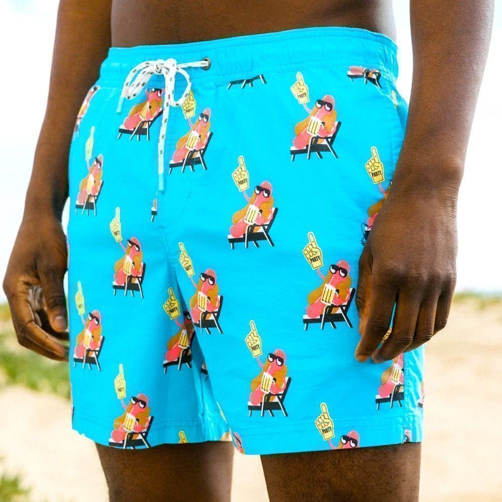 PARTY PANTS Beer Braut NWT Swim Trunks